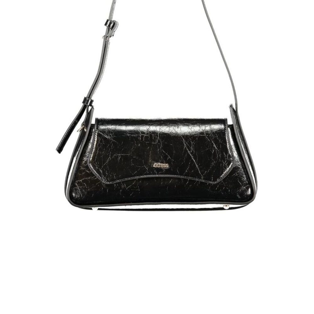 Guess Jeans Nero Poliuretano Donna Women's Bag